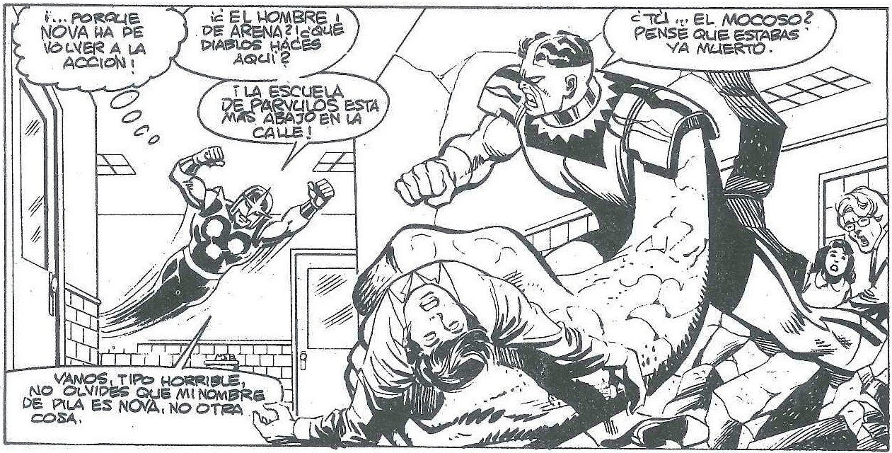 Figura 10. Selecciones Marvel presenta: Nova, V.1, nº 30 (Wolfman/Buscema).