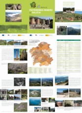 Figura 7. Reverso del Mapa de Patrimonio Minero de Galicia (Ferrero Arias et al., 2012).