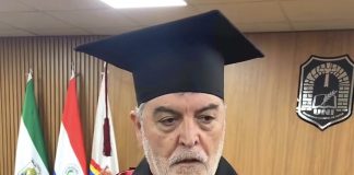 Título honorífico DOCTOR HONORIS CAUSA de la Universidad Nacional de Itapúa (UNI), Paraguay, al Dr. Jesús Martínez Frías