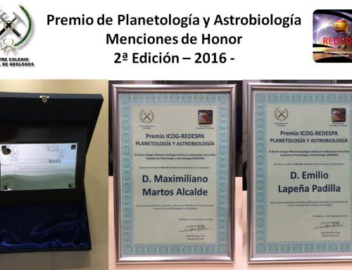 Profesores, alumnos y colegas en la clausura y entrega de premios del Curso online de Planetología y Astrobiología